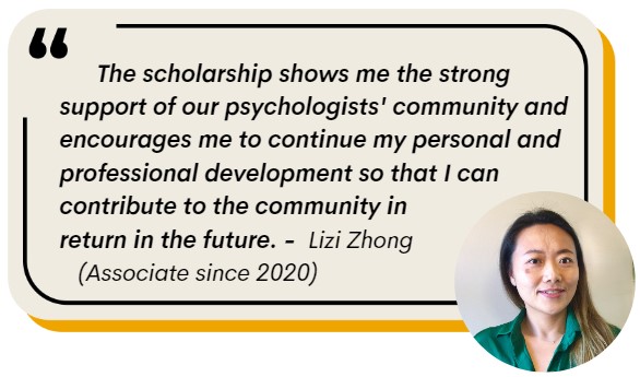 scholarship quote from Lizi Zhong