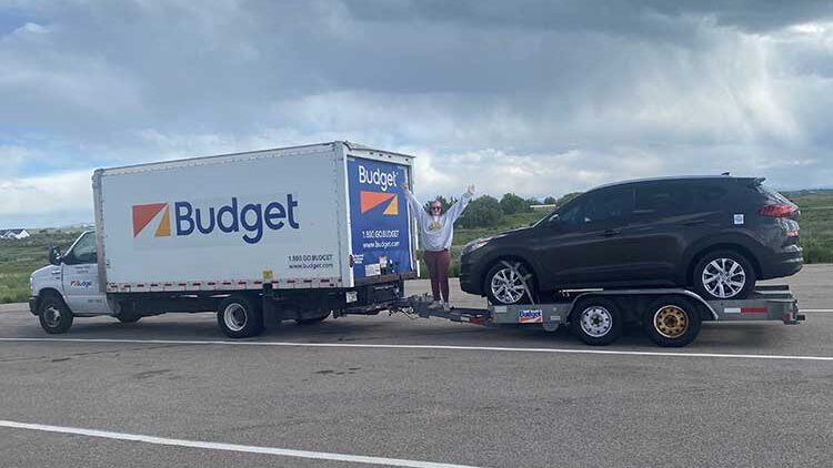 Katie's moving truck